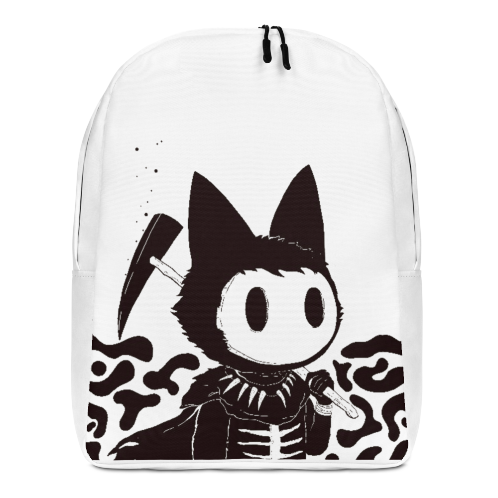  Minimalist Backpack with Raposa Caffee Artwork