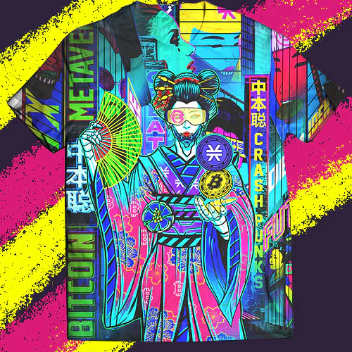 Geisha - CrashPunks Limited-Edition Merch Drop
