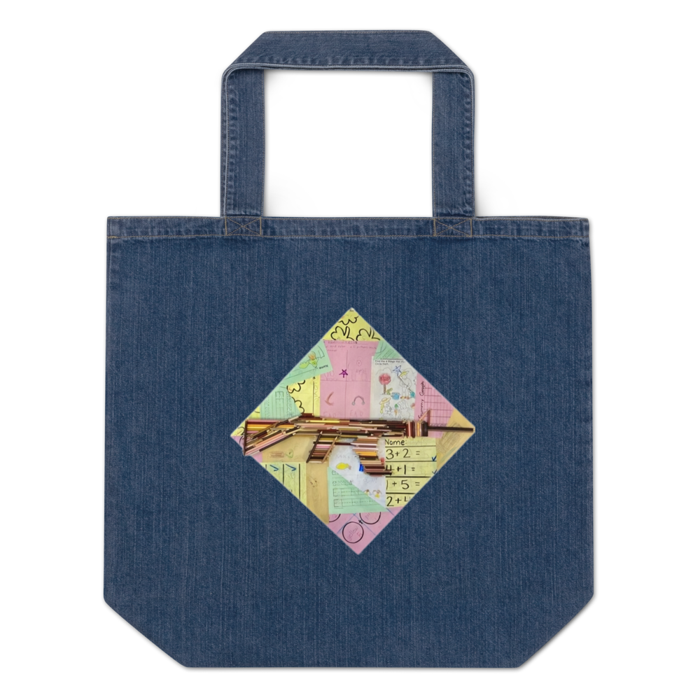 Lex Organic Tote Bag with PrimAry School Artwork
