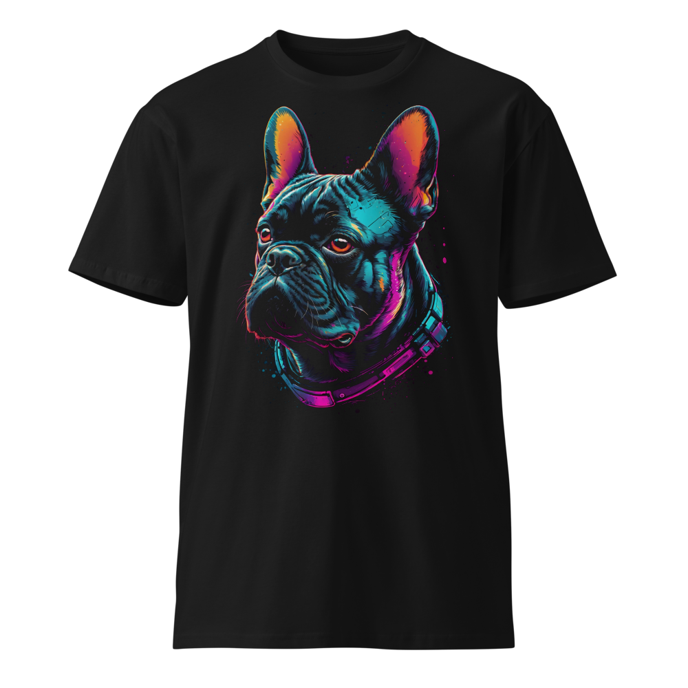 Cyberpunk dog Unisex Premium T-Shirt | AS Colour 5001T