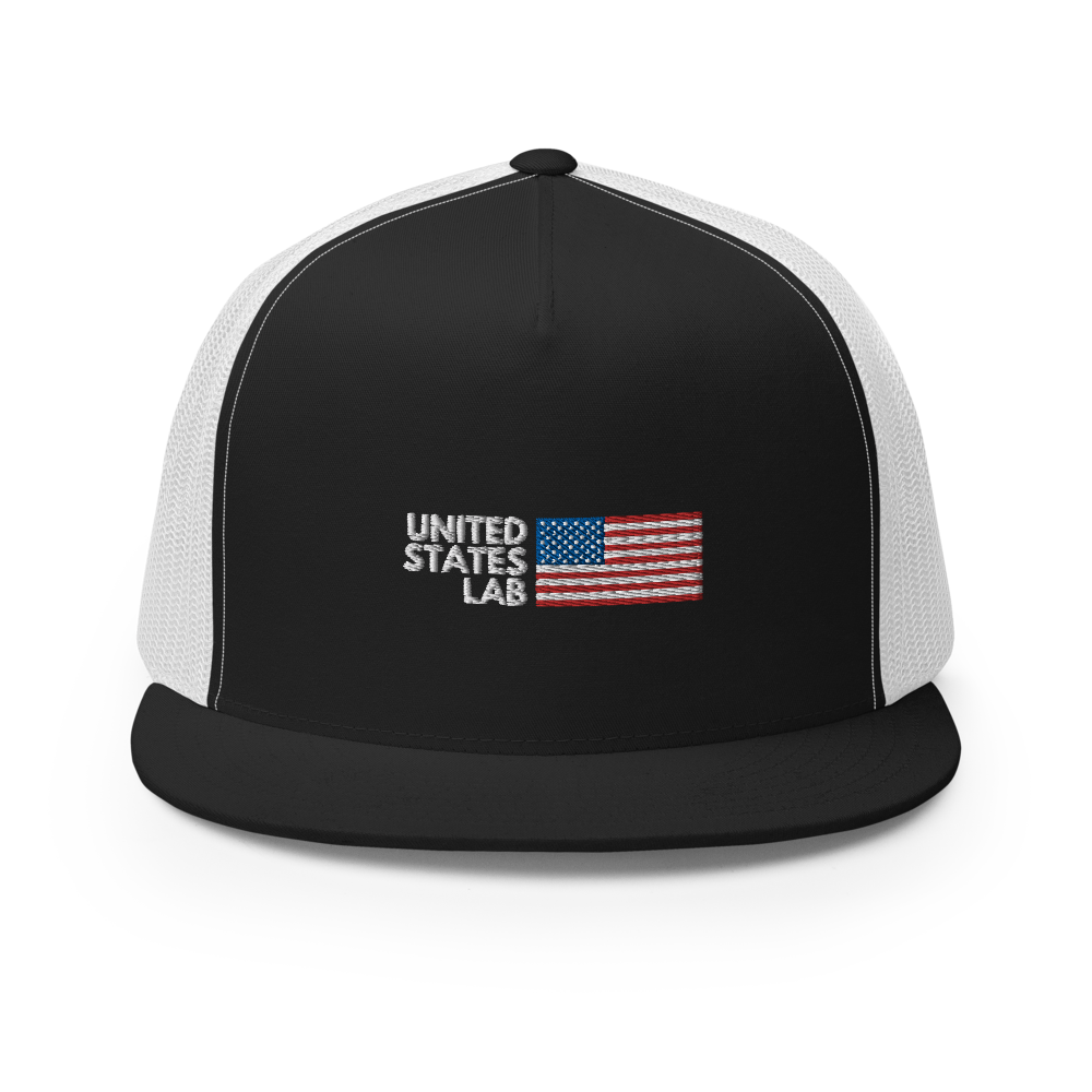 Snapback 5 Panel Mesh Cap