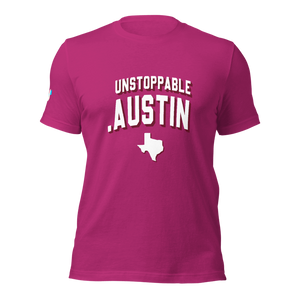 Unisex Unstoppable.Austin Tee - Berry Edition