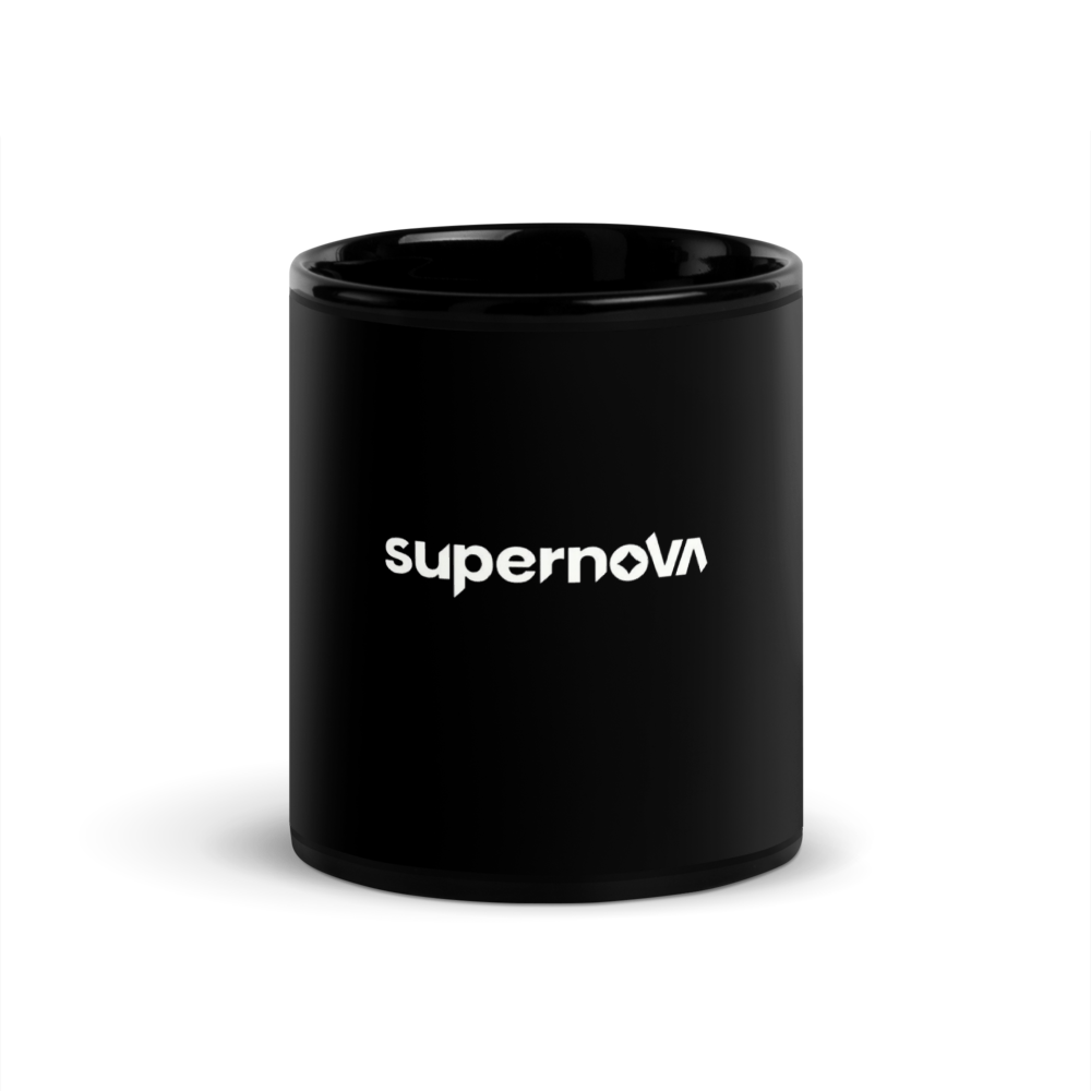 Black Glossy Mug — view 4