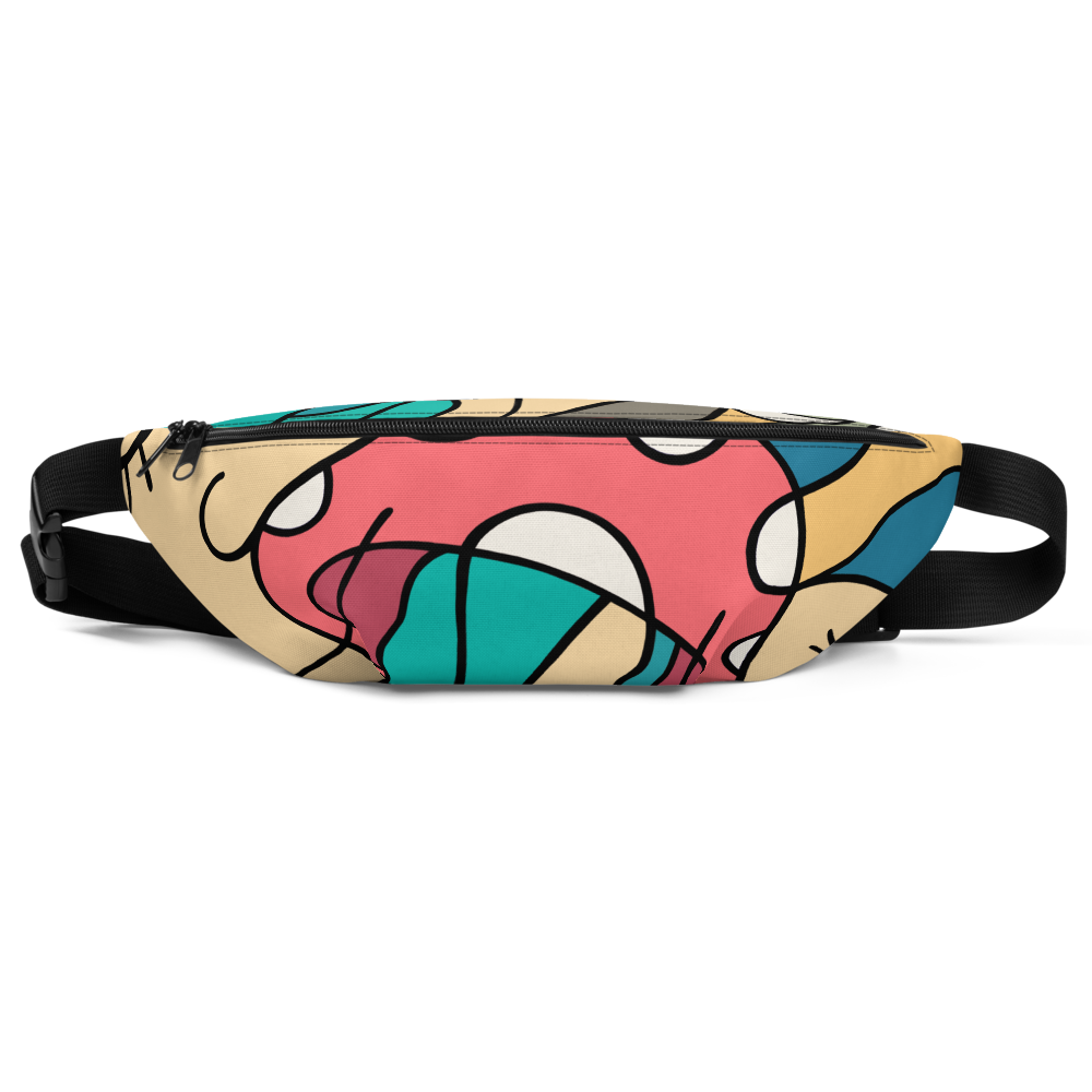 All-Over Print Fanny Pack with Mushroom NFT by Flower