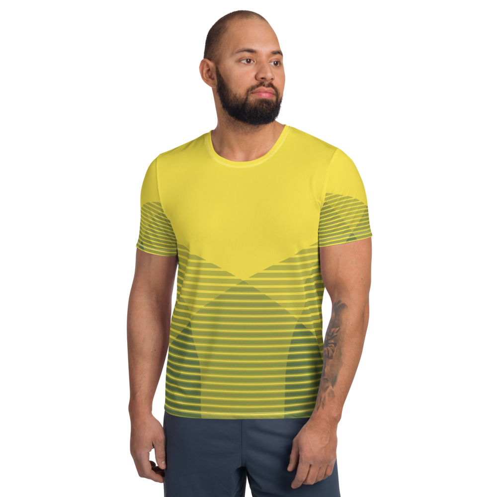 All-Over Print Men's Athletic T-Shirt