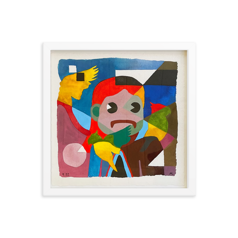 Hungry Artist Studies: Framed Poster Watercolor 5
