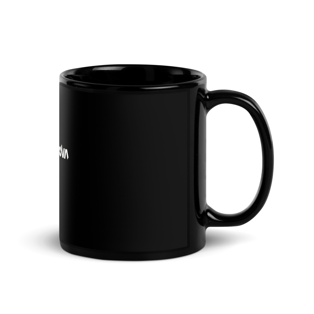 Black Glossy Mug — view 3