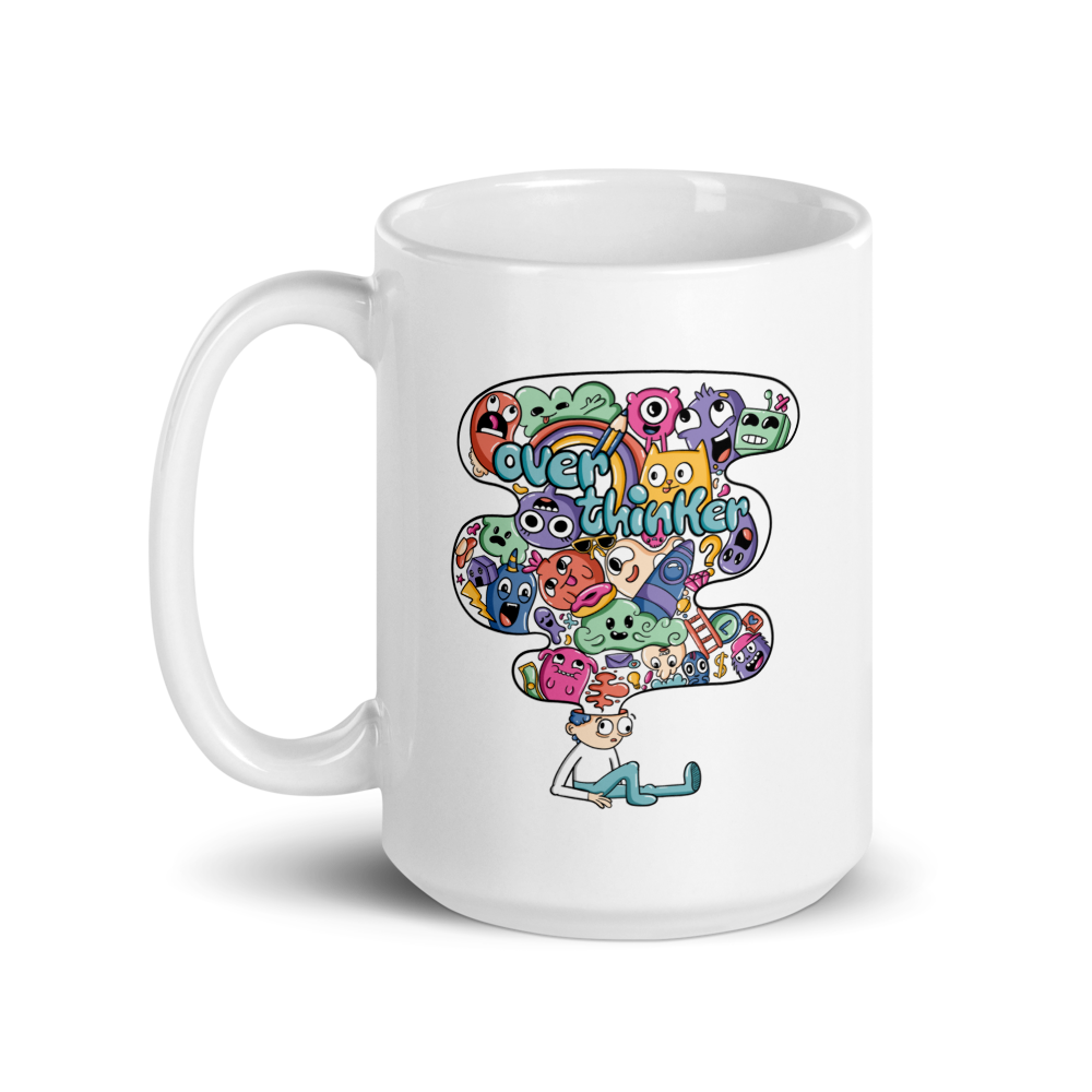 Over Thinker Mug — view 3