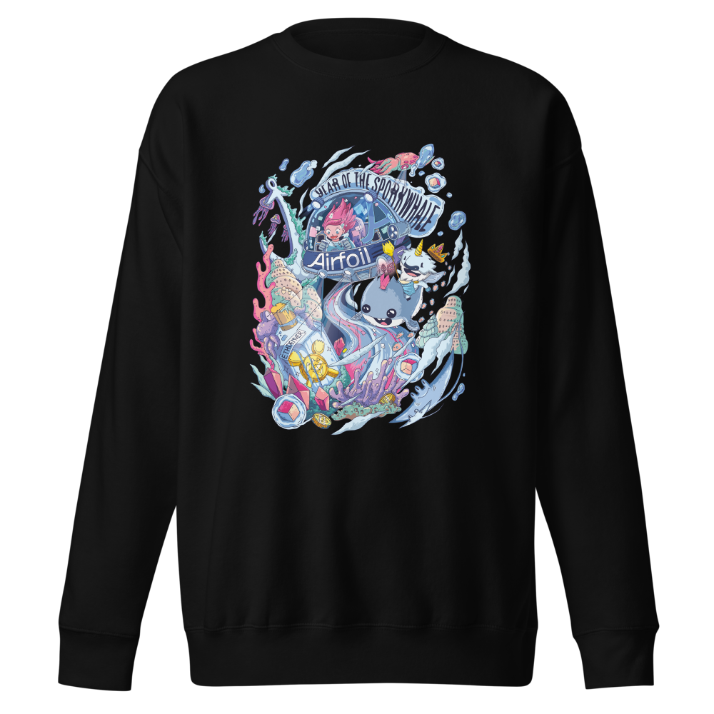  Airfoil @EthDenver 2024 - Unisex Premium Sweatshirt