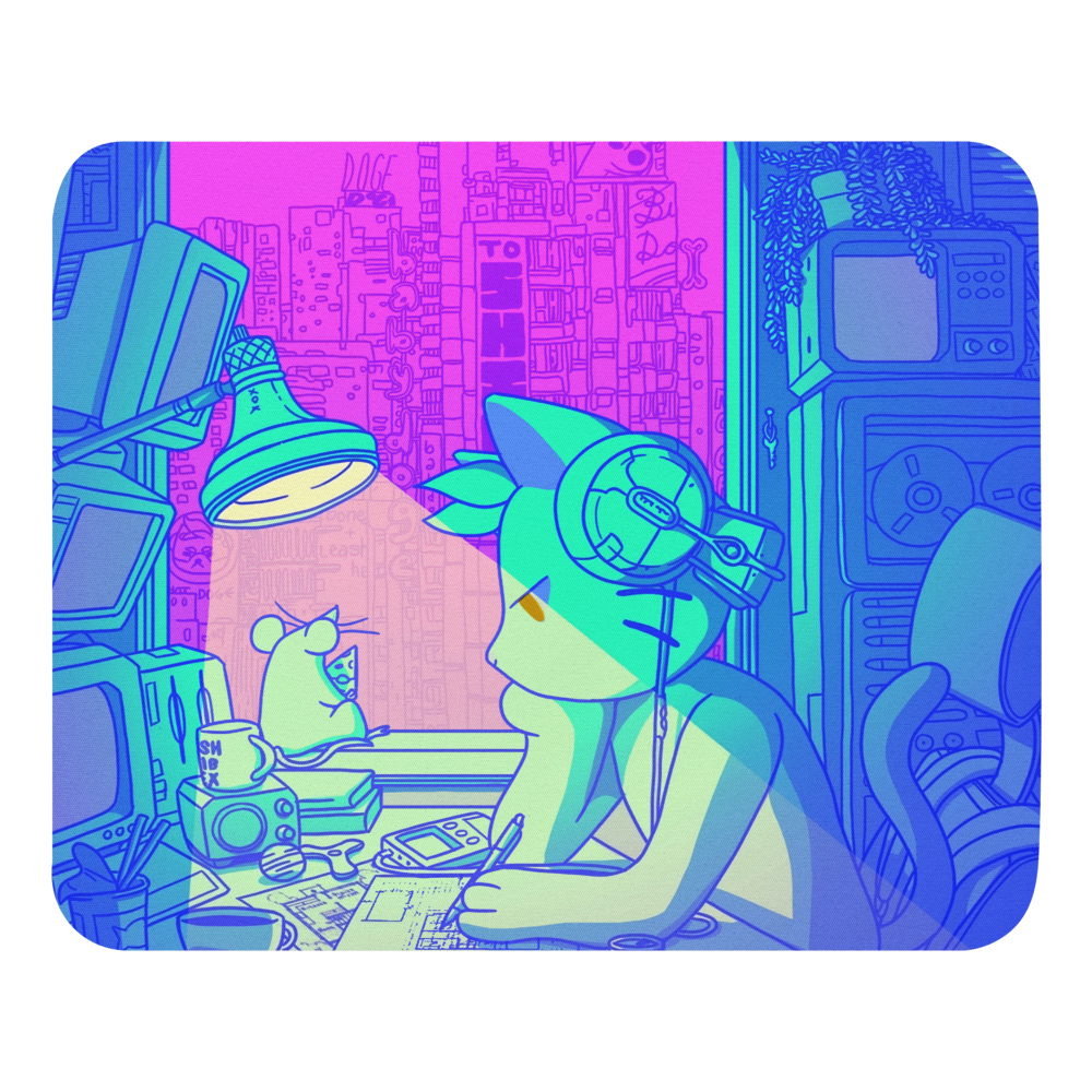 lowfi mew mousepad
