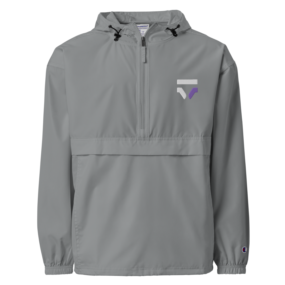 Embroidered Champion Packable Jacket — view 3