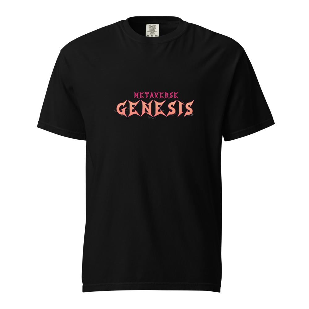 Metaverse Genesis Unisex Garment-Dyed Heavyweight T-Shirt 