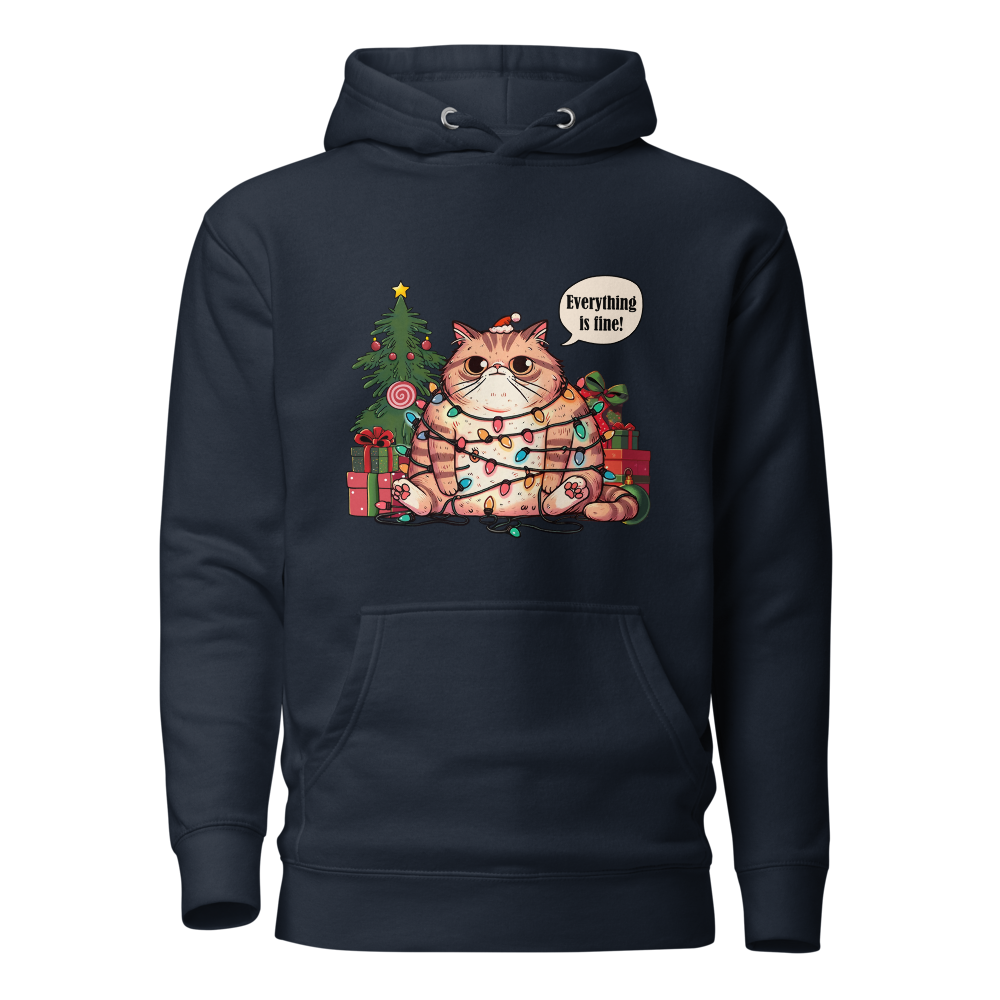 Christmas cat Hoodie