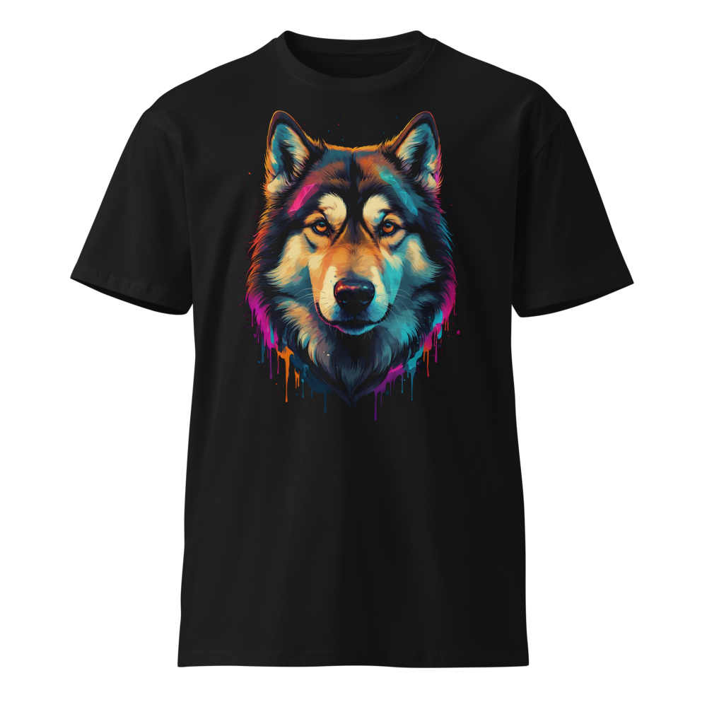Cyberpunk Dog 🐾 Unisex Premium T-shirt ❇️CODE(D007)