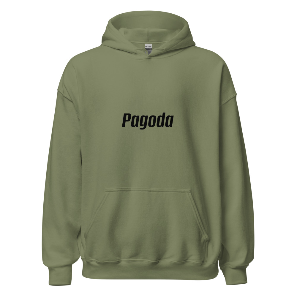 Pagoda Unisex Heavy Blend Hoodie — view 3