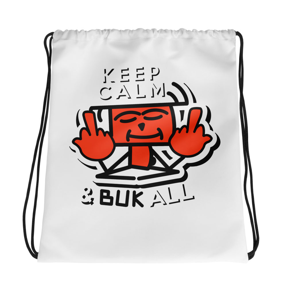All-Over Print Drawstring BUK's Bag