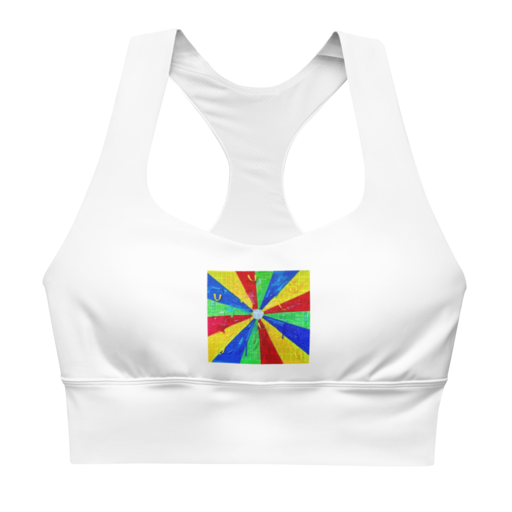 Lex Sports Bra with Covered  Artwork