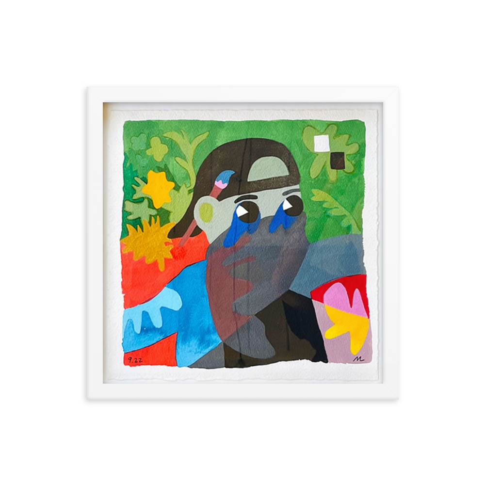Hungry Artist Studies: Framed Poster Watercolor 1