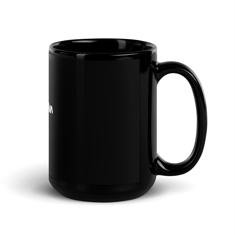 Black Glossy Mug — view 5