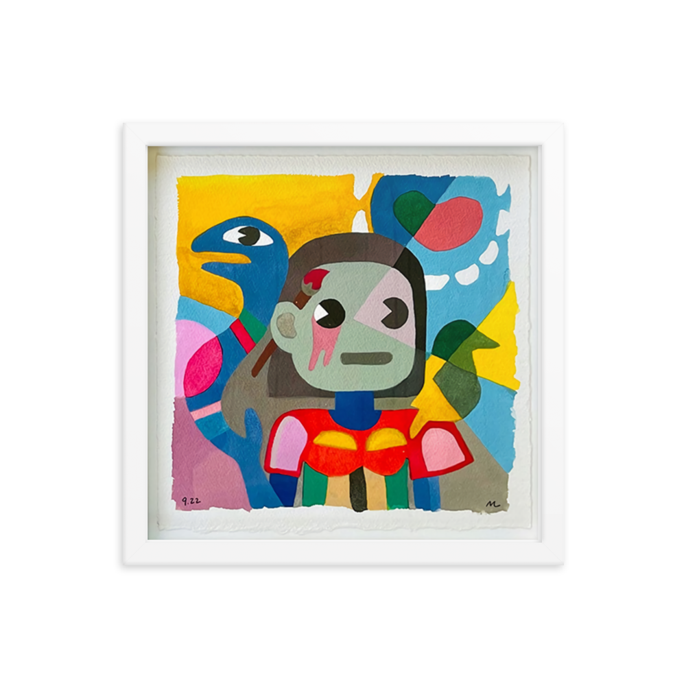 Hungry Artist Studies: Framed Poster Watercolor 6