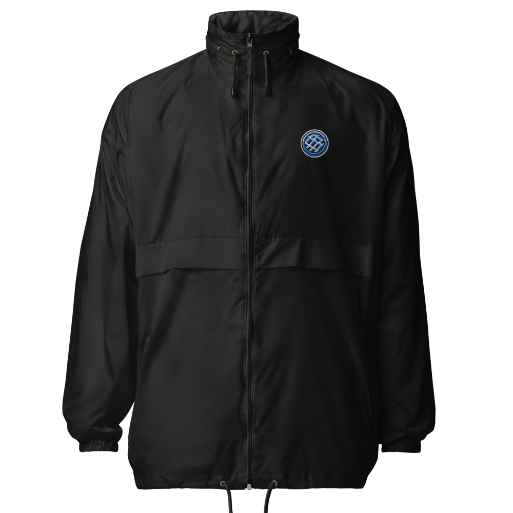 $WAFFLEZ Embroidered Windbreaker